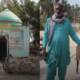 donkey at shrine