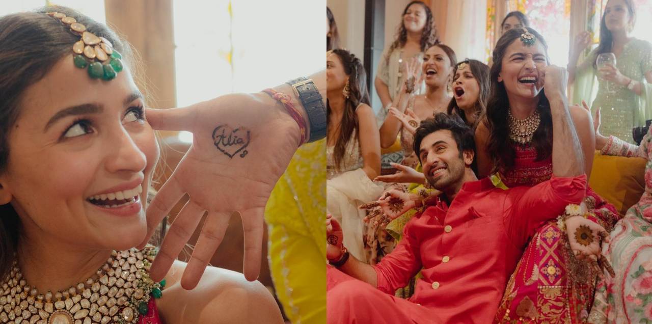 alia ranbir mehndi