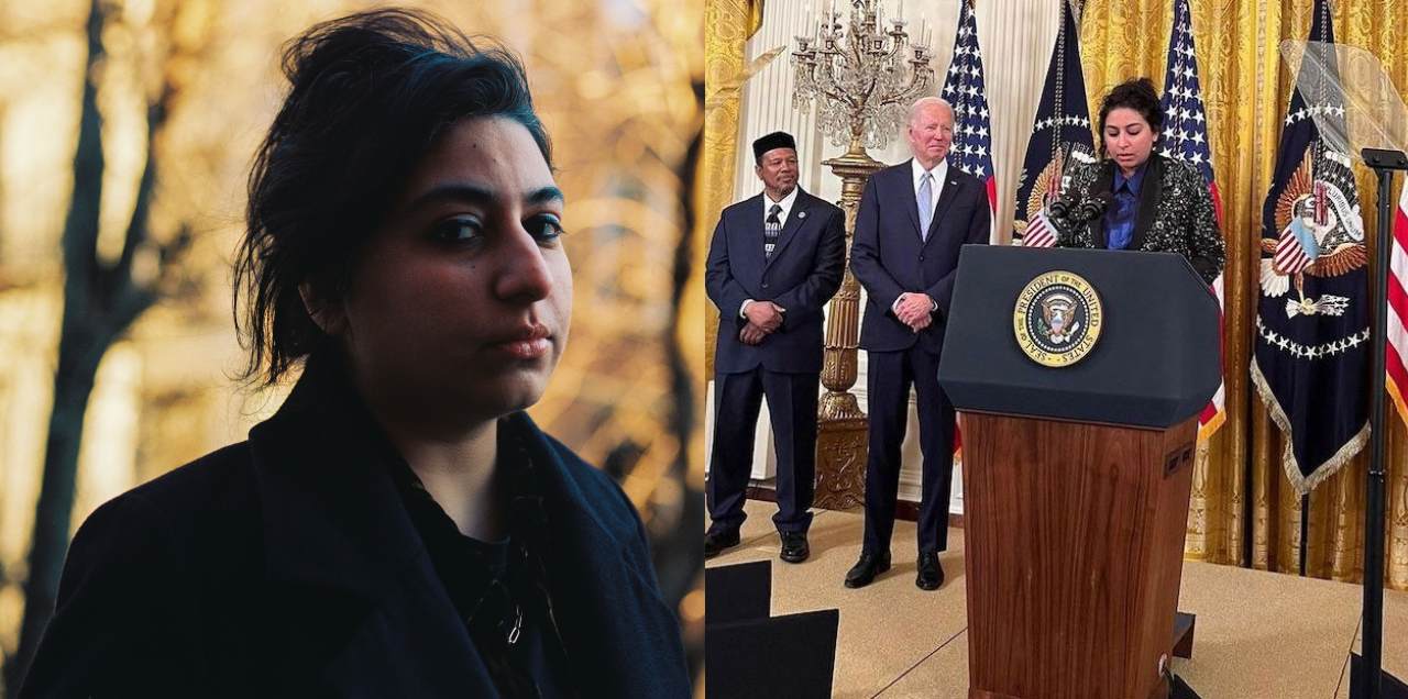 arooj aftab white house