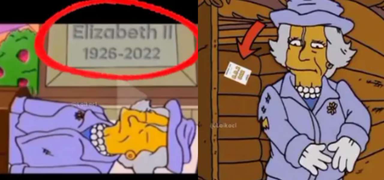 Holly Queen! False Simpsons Queen Elizabeth Death's Prediction Holly Queen! False Simpsons Queen Elizabeth Death's Prediction