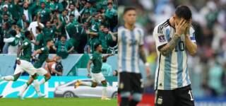 Saudi Arabia beats Argentina