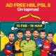 AD FREE HBL PSL 8 on tapmad