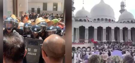 minority Muslims defend mosque