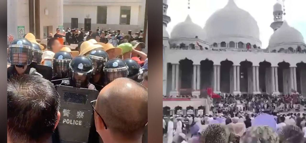 minority Muslims defend mosque