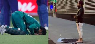 Rizwan offers Namaz usa