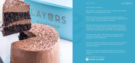 Layer Bakery Threatens