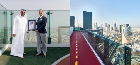 Dubai highest running sky track