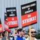 Hollywood writers protest against AI