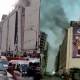 10 people died and 22 were injured in a fire at an RJ Mall on Rashid Minhas Road in Karachi
