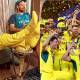 Mitchell Marsh Slammed For Keeping Feet On World Cup Trophy