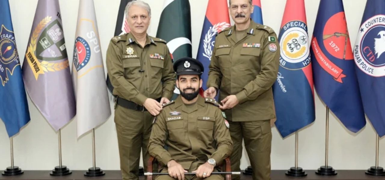 Shadab Khan Honored as Brand Ambassador for Punjab Police