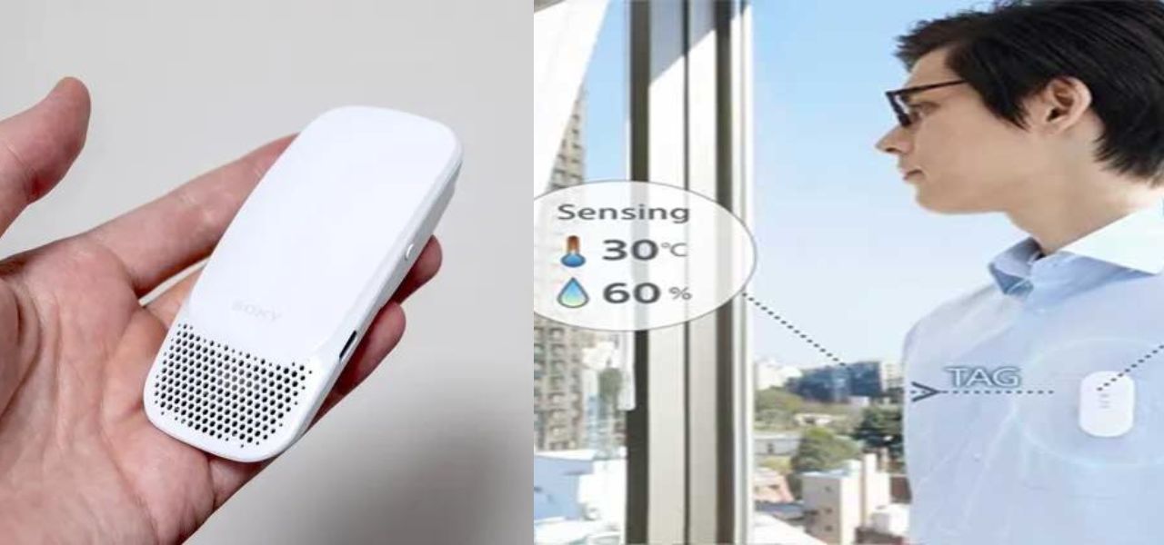 Stay Cool Anywhere with Sony's Body Air Conditioner! Say Bye to Fans