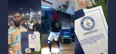 Guinness Book of World Records confirms new record for 'Twerking'.