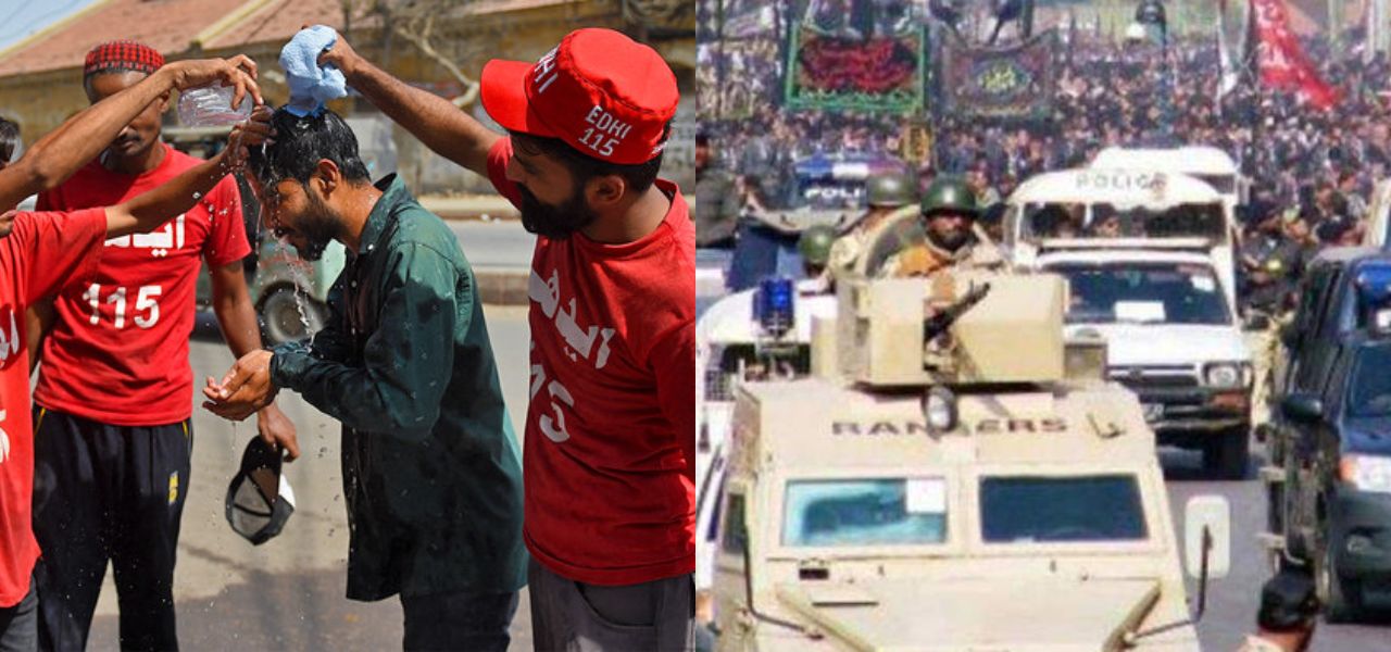 Scorching Heat to Meet the Muharram Gatherings