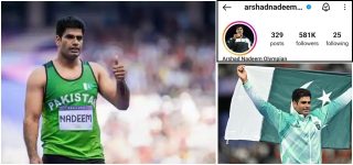 Arshad Nadeem Sees A Rise In His Instagram Followers