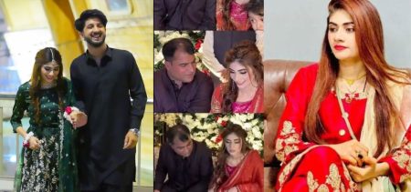 Dania Shah in Green Lehenga and Gajra with Unknown Man Named Shahzaib