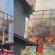 Big Fire at Food Inn Restaurant in Karachi