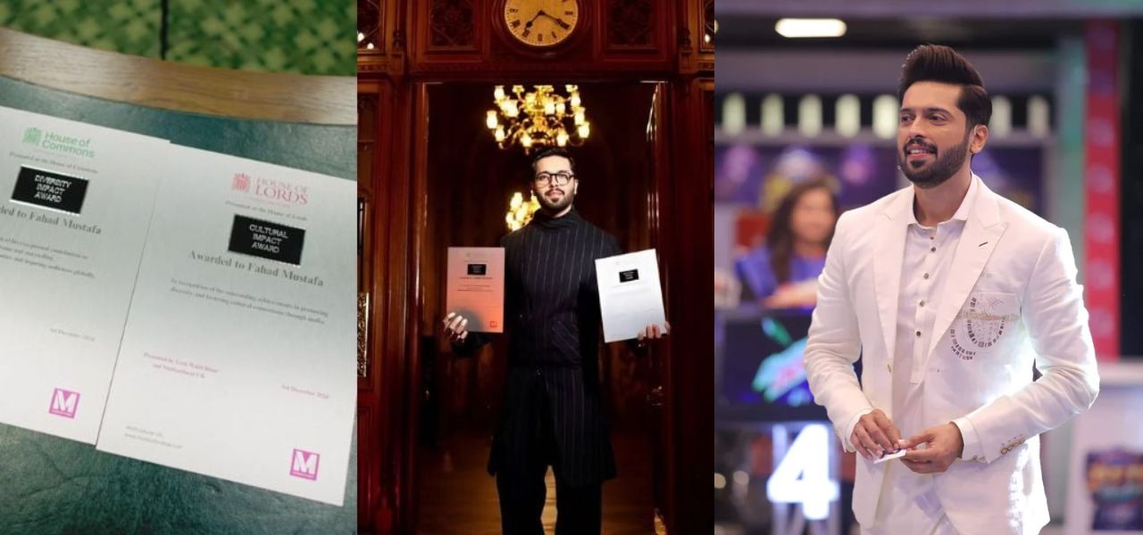 Fahad Mustafa Honored with Two Prestigious Awards from British Parliament